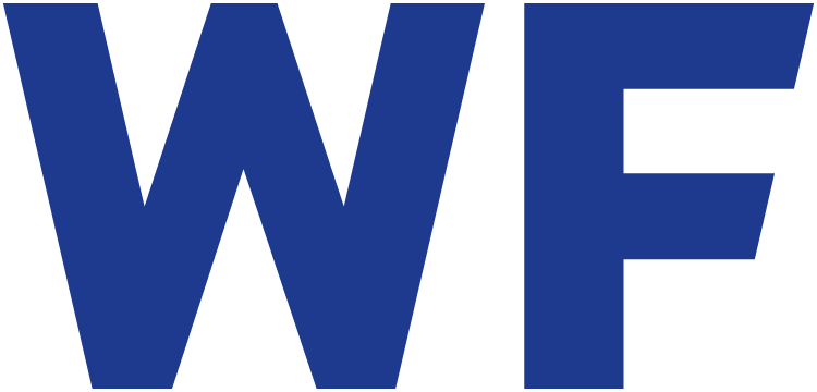 WF logo blau